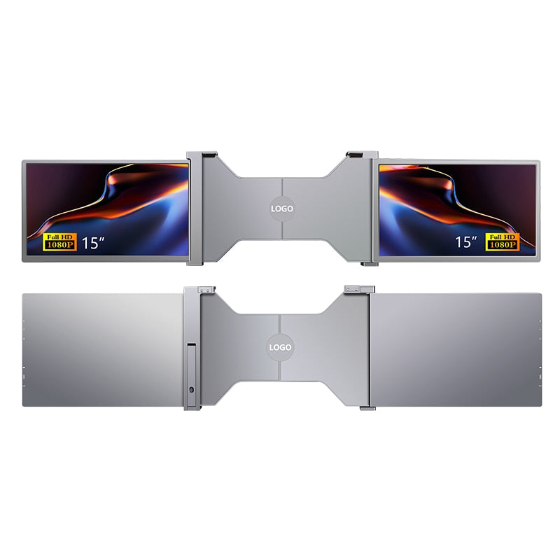 Portable Dual-Screen Laptop Monitor Expansion Screen