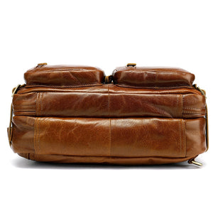 The Traveller Leather Laptop Bag - Laptop Bags Australia