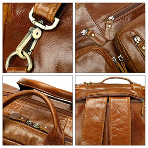 The Traveller Leather Laptop Bag - Laptop Bags Australia